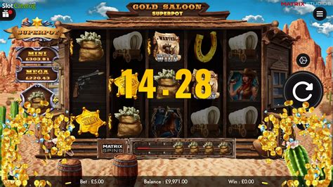 Gold Saloon Superpot Slot Grátis